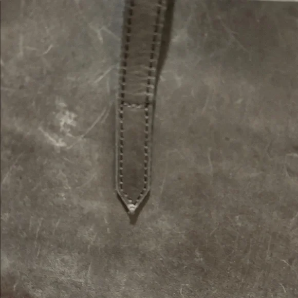 ABLE Classic Black Leather Tote Bag - Picture 3 of 7